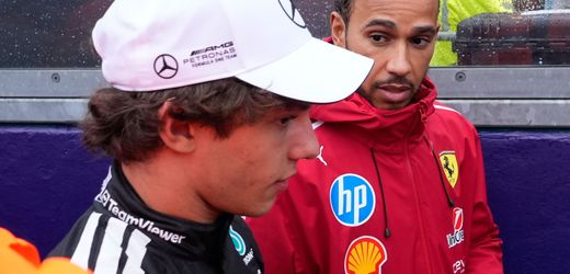 Formel 1 in Australien: Kimi Antonelli wird Vierter, Lewis Hamilton im Ferrari Zehnter