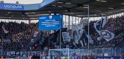Fußball-Bundesliga: VfL Bochum gegen Eintracht Frankfurt wegen Bannern verspätet angepfiffen