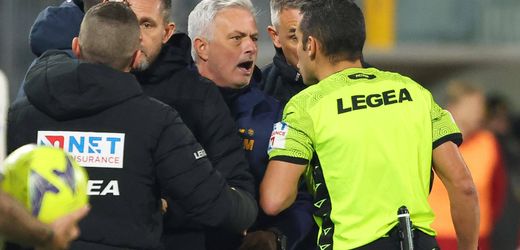 Serie A: Jose Mourinho sieht Rot, AS Rom verliert sensationell bei Cremonese