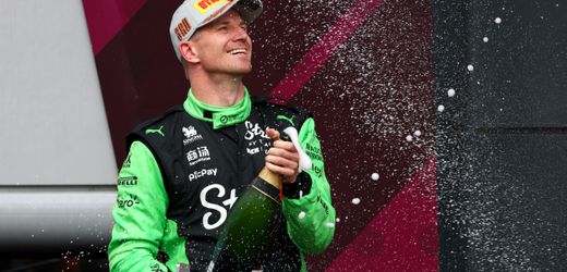 Formel 1 in Silverstone: Nico Hülkenberg feiert den größten Moment seiner Karriere